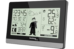TECHNO LINE Technoline WS9612 Modern Weather Station Black
