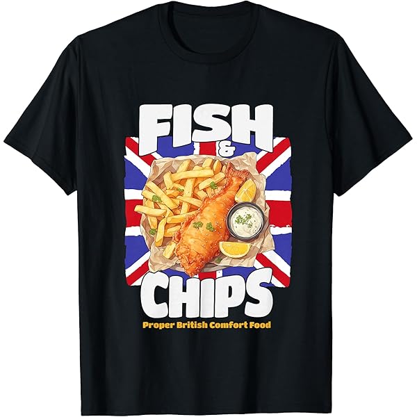 I Love Fish and Chips T-Shirt T-Shirt : Amazon.co.uk: Fashion