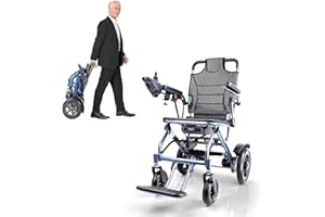 BYTETECPEAK Byte Tecpeak D04 sedia a rotelle elettrica pieghevole leggera, dotata di batteria removibile da 10AH e motore da 500W, autonomia fino a 20km, capacità di carico di 150kg