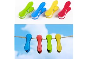 ANGMLN 60 Pieces Clothes Pegs for Washing Line Washing Line Pegs Spring for Strong Grip,Soft Clip Non Slip Laundry Clothes Pegs, Washing Pegs Designed to Avoid Marks,UV Resistant for Indoor Outdoor (60 Pack)