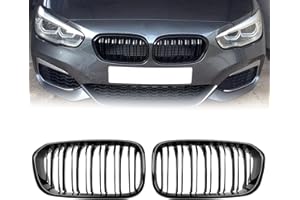 DOCAS Paire de grilles avant pour 1 Série F20 F21 2015-2019 Noir brillant