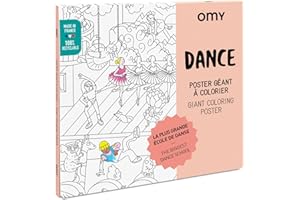 Poster géant à colorier Danse OMY