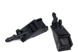 ALLYMOTO 2 ugelli a spruzzo per la pulizia dei vetri, ugello per lavavetri per VW Bora 1J FOX GOLF 4 1J LUPO 6X 6E