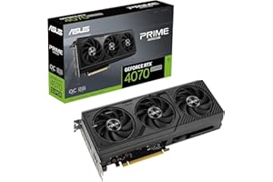 ASUS Prime GeForce RTX 4070 SUPER OC Edition 12GB GDDR6X (Nvidia GeForce DLSS 3, SFF-Ready, PCIe 4.0, 1x HDMI 2.1a, 3X DisplayPort 1.4a, PRIME-RTX4070S-O12G) + Indiana Jones