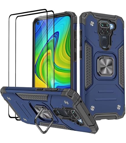 Cover 2in1 Ibrida Per Xiaomi Redmi 9AT - Custodia Antiurto Full Body Con Fronte In TPU Morbido E Retro Rigido Trasparente, Protezione 360°