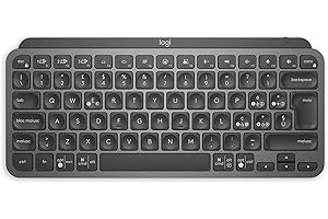 Logitech MX Keys Mini Tastiera Illuminata Wireless, Minimal, Compatta, Bluetooth, Retroilluminata, USB-C, Compatibile con Apple/macOS/iOS/Windows/Linux/Android, Layout Qwerty Italiano, Grafite