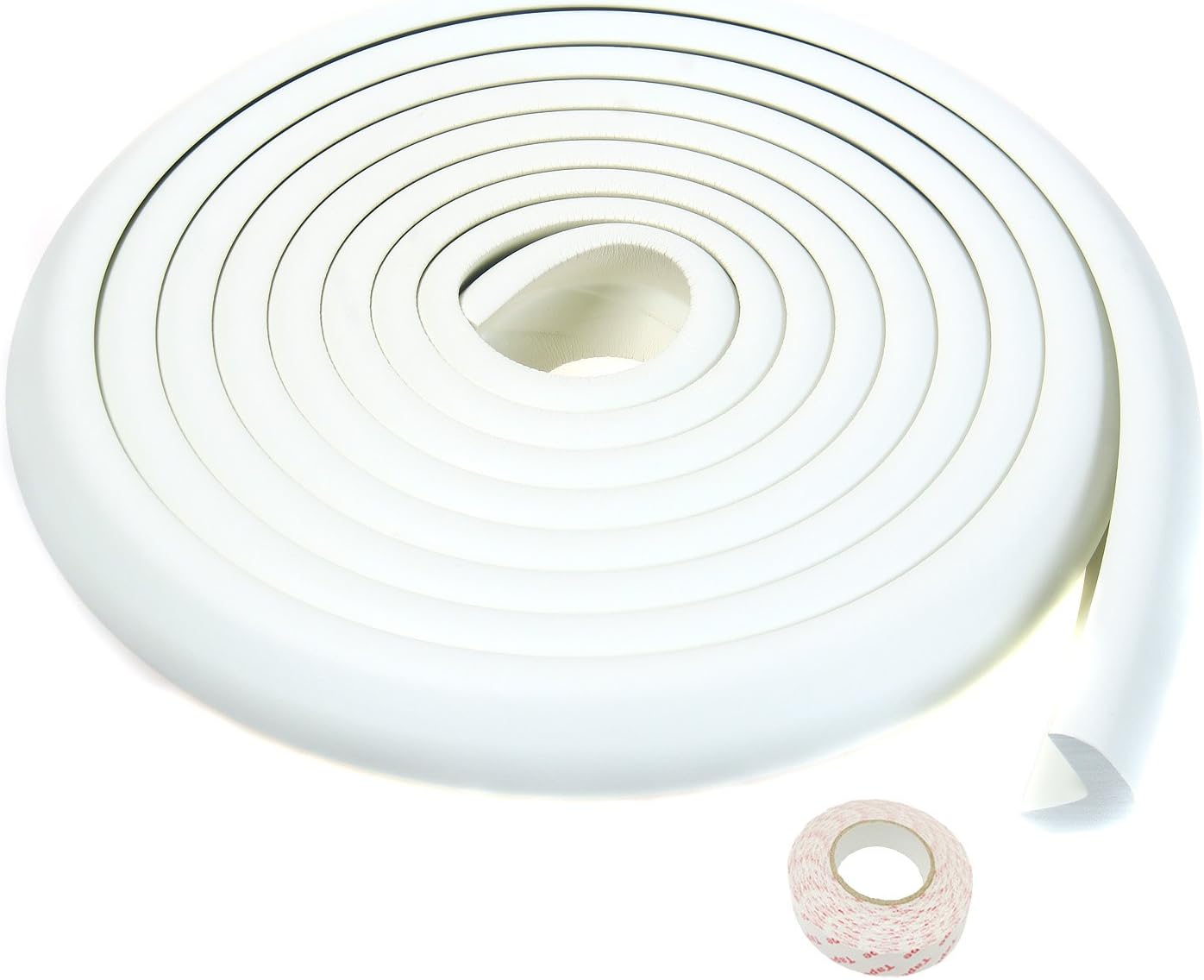 TUKA - Protectores antigolpes, Bordes y Esquinas de Mesa, L-Forma de Rodillo de Espuma súper Flexible y Flexible, Seguridad a Prueba de Golpes para bebés y niños, Espuma antigolpes, Bordes Protector