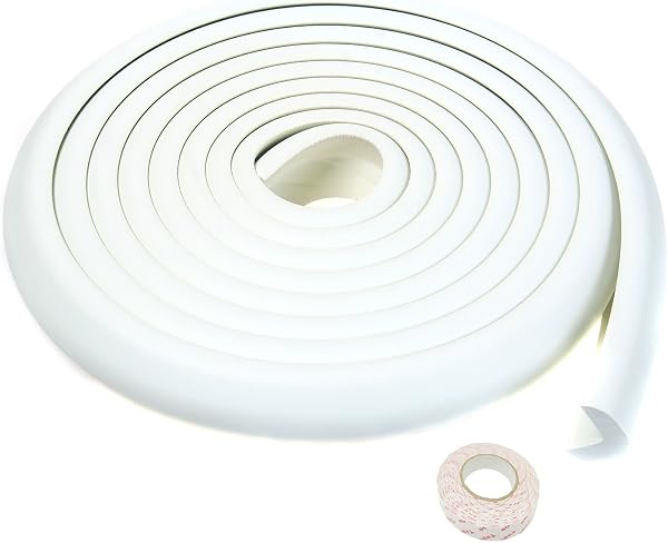 TUKA - Protectores antigolpes, Bordes y Esquinas de Mesa, L-Forma de Rodillo de Espuma súper Flexible y Flexible, Seguridad a Prueba de Golpes para bebés y niños, Espuma antigolpes, Bordes Protector - 1
