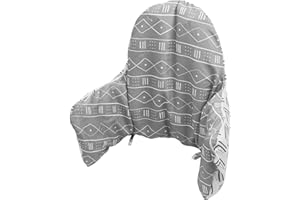 LOMGWUMY Coussin Pour Chaise Haute, Coussin De Chaise Haute Pour Chaise Haute IKEA Antilop, Coussin De Siège De Chaise Haute, Coussin Gonflable Intégré, Assise De Bébé Plus Confortable (Rayure à carreaux)