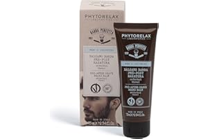 Phytorelax Laboratories Trattamento Barba Perfetta Balsamo Pre-Post Rasatura con Aloe Vera e Vitamina e - 98% Ingredienti di Origine Naturale - 75ML