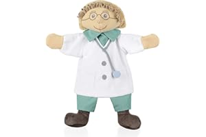 Sterntaler Marionnette Médecin, Idéal pour le Théâtre et les Jeux de Rôles, 28 x 27 x 10 cm, Multicolore