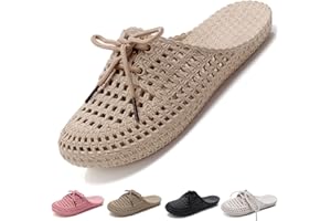 VEXITO Clogs Gartenschuhe Damen mit Schleife verstellbare Sandalen Gr.36-43