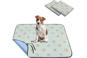 TAIKURA Zmywalne podkładki do ssania dla psów, wielokrotnego użytku, chłonne podkładki dla szczeniaków, antypoślizgowe wodoodporne podkładki treningowe dla zwierząt domowych, na kanapę, skrzynię,