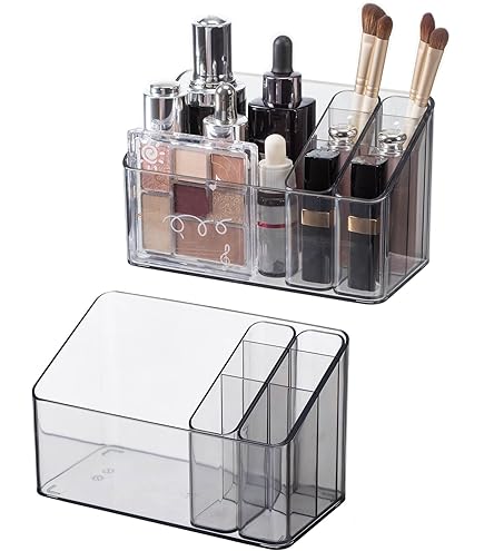 Organisateur Pour Cosmétiques - Boîte De Rangement Maquillage - Acrylique Transparent - 36,3x24x15,5 Cm - Mixte - 8