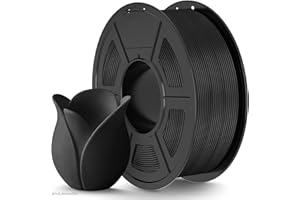 TECBEARS Matte PLA Filament 1.75mm Black 1KG, High Speed 50-600mm/s 3D Printer Filament, Smooth Matte PLA Finish, Dimensional Accuracy +/- 0.02mm, 1KG Spool (2.2 LBS), 330 Meters