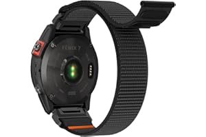 chinbersky Quickfit 22 mm Loop nylonowy pasek do zegarka Garmin Fenix 5/5 Plus/6/6 Pro/7/7Pro/EPIX Pro 47 mm, do Garmin Epix 2, Instinct/Instinct 2 Solar, Forerunner 935/945/955, Approach S60/S62