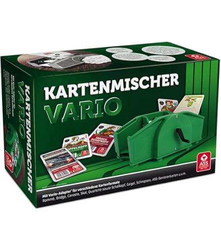 Macchina Mescolatrice Carte Da Gioco Amigo 5000 - Colore Rosso | Per Skat, Ramino E Giochi Di Carte - Foto 7