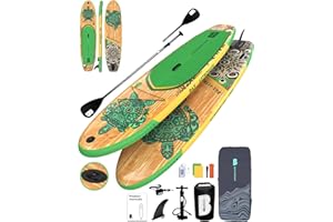 BAX ASTRONAVE Tavola da surf gonfiabile SUP completa paddleboard accessori pompa a mano pagaia regolabile borsa impermeabile