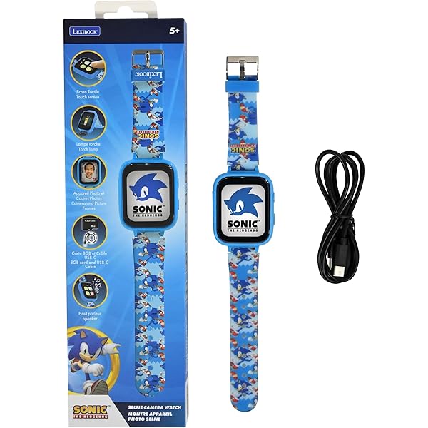 Orologio Digitale Sonic The Hedgehog Per Ragazzi - Fitness Tracker, Blu, Con Cinturino In Silicone - Foto 10