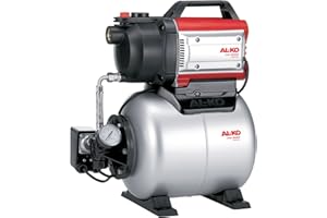 AL-KO Hydrofor HW 3000 Classic, moc silnika 650 W, maks. wydajność tłoczenia 3100 l/h, maks. wysokość tłoczenia 35 m, 1-stopniowy napęd pompy, czerwono-szaro-czarny