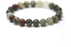 Miracles Minéraux Bracelet perle ronde 8 mm, pierre naturelle, création artisanale française, plus de 80 choix