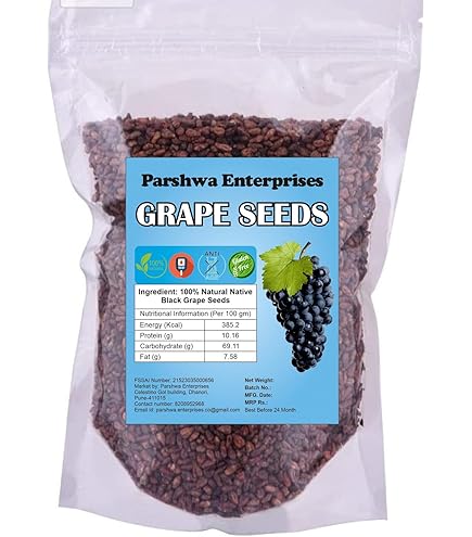 Iagrifarm Black Grape Seeds - 250 gram/Angur Beej/Grape Seed