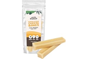 Pets Purest Yak Chews for Dogs, Long Lasting Natural Dog Treats for Dental Health & Calming. For Medium & Large Pets (2 Pack)