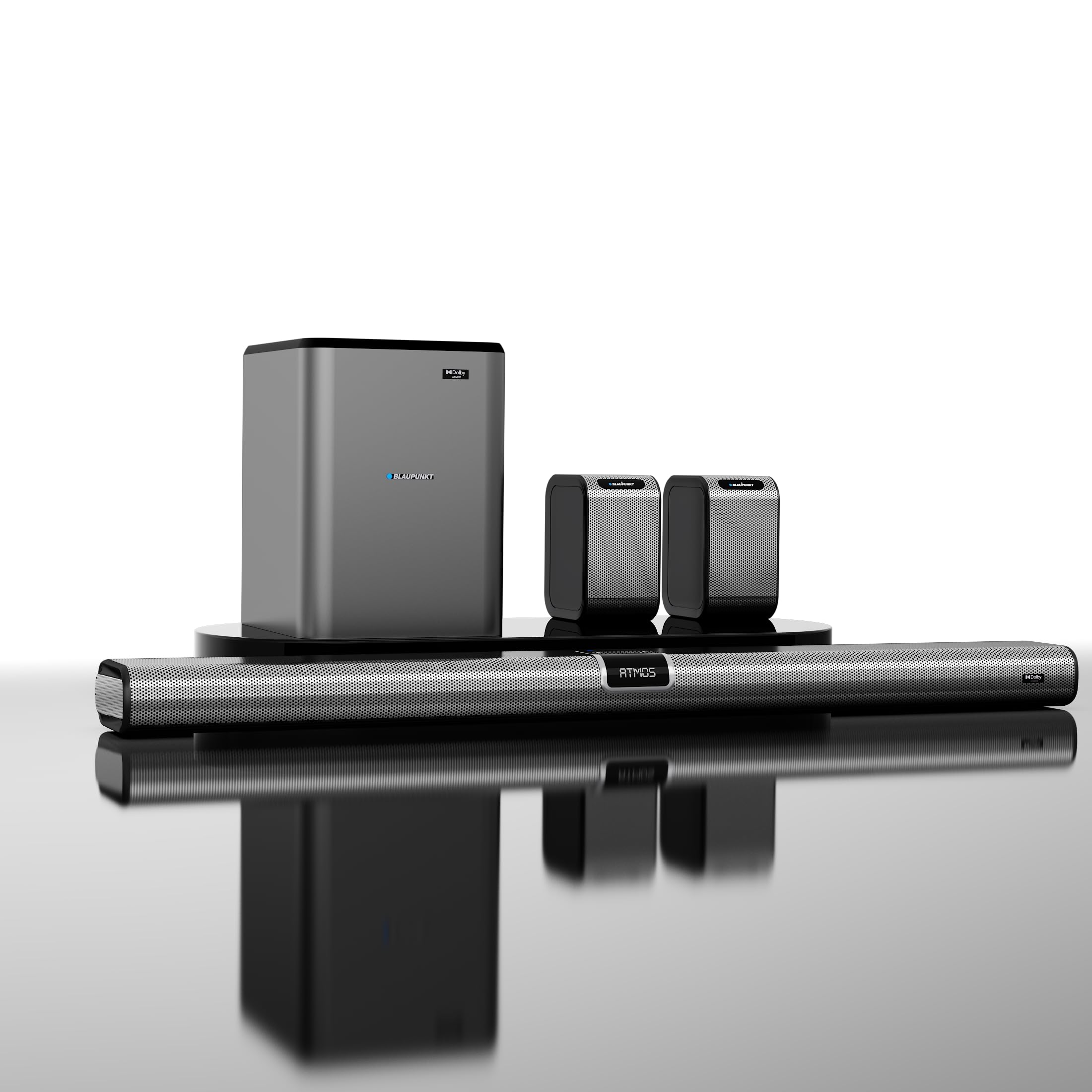 Blaupunkt SBW600 XCEED Emperor India’s Most Powerful 12.1.4 Dolby Atmos Home Theatre | 17 Runway Acoustic Drivers | 1200W RMS | 8" Wireless Subwoofer