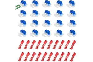 CAINCAY Connecteurs de Câble, 20 Pièces Connecteurs de Câble Remplis des Résines et 40 Pièces Bornes de Raccordement, Connecteur Robot Tondeuse pour Jardin Tondeuse Robot