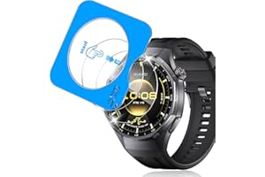 Yenwen Schutzfolie für Huawei Watch GT6 Pro 46mm für Panzerglas, 3 Stück Glas Folie, Anti-Scratch Displayschutzfolie für Huawei GT 6 Pro 46MM, Ultradünne Displayschutz mit Montagerahmen