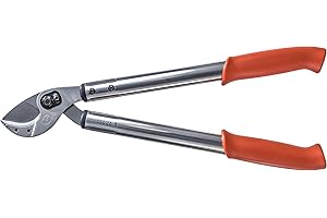 Original LÖWE 22 Tijeras de podar Profesionales Yunque 22.050 con geometría de Bypass – Cortaramas Afilado y Ligero es Ideal para Cortar arbustos, Ramas, árboles, Metal, 50 cm