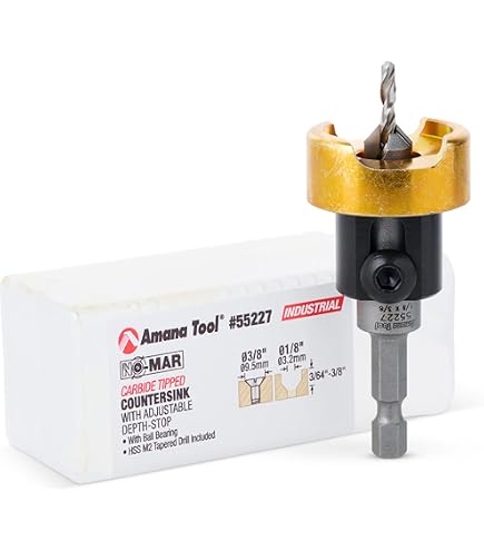Broca Festool 491064 Para Agujeros Pasantes – HW S8 D530, Vástago 8 Mm, Para Fresadoras OF