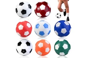 GOLDGE 8X Profi Tischkickerbälle, 32mm Mini Kicker Bälle für Kinder und Erwachsene (Bunt)