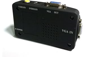 TEMPO DI SALDI Konwerter Adapter wideo AV, Rca, S-Video do VGA Do Monitorów I Projektorów