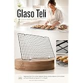 Transformacion Glaso Teli 40x25 cm - Paslanmaz Yapışmaz Siyah Fırın ve Kek Soğutma Standı, &Ccedil;ikolata Izgarası, &Ccedil;ıtır Kurabiye 
