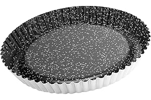 NAMAI Stampo Furbo 28 cm Ø x 4cm H, in Alluminio Robusto, Rivestimento Antiaderente, Design Elegante, Effetto Pietra, MADE IN ITALY