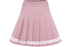 Dressystar damska spódniczka plisowana, rozciągliwa, solidna spódnica mini, tenisowa