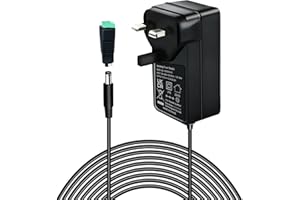 Meiyue 12V 5A 60W Power Supply Adapter, AC 100-240V to DC 12V Converter Transformer Power Wall Adapter UK Plug for LED Strip Light, Monitors, CCTV Camera etc.