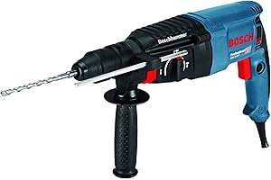 Bosch Professional Rotary Hammer GBH 2-26 F (230 V, SDS-Plus, 830 W, 2,7 J, Including Auxiliary Handle, Quick Change Chuck, Depth Stop, SDS Plus Quick-Change Chuck, Carrying Case)