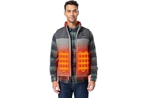 ORORO Men's Heated Vest With Battery Pack Lightweight Heated Gilet For Men