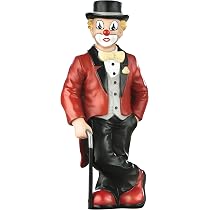 GILDE Clown Figur 'Stürmische Zeiten' - Handbemalte Sammler-Deko Aus Kunstharz, 15 Cm Hoch