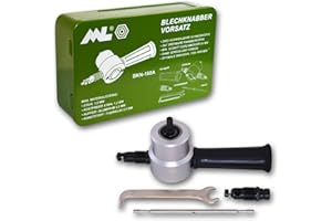 KUTLU DEUTSCHLAND GMBH Nibbler Knabber Bohrmaschinenaufsatz Bleckschere Akkuschrauber Bohrmaschine