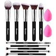 Pinceau à Maquillage Rond SASA - 17 Cm, Idéal Pour Poudre, Fond De Teint Et Blush