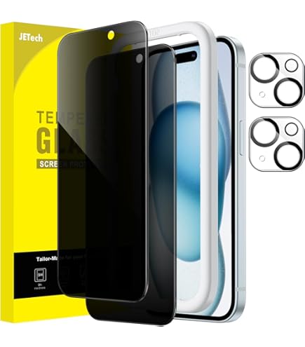 JETech Screen Protector voor iPhone 11 en iPhone XR 6,1 inch, Gehard Glas Schermbeschermer, 3-Stuks