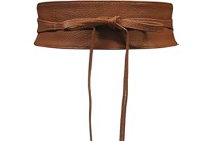 Live It Style It Ceinture pour femme large en dentelle avec ceinture en simili cuir sangler Tie taille unique Boho