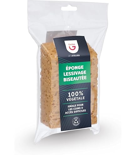 Nespoli Pflanzlicher Schwamm - 14cm Für Große Flächen Und Wandreinigung