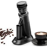 HiBREW G5 Single Dose Coffee Mill, Conical Burr with Double Speed | 36 Settings Micro Ground Metal Case Magnetic Cup Espresso