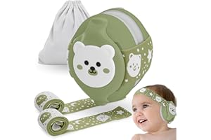 BELLEBEBE - Casque Anti Bruit Bébé - 0-36 Mois - Hypoallergénique et Sans BPA - Certifié EN352-1, RoHS, CPC - Casque Avion Bebe - Bandeau Ajustable