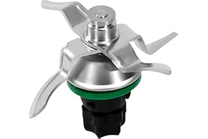 Jesustree Grupo Cuchillos, Cuchilla Compatible con Vorwerk Thermomix TM5 TM6, Hoja Curva de Acero Inoxidable para Masas, Pan, Bollería