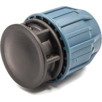 Giunto Dritto In Polipropilene Per Tubo PE 32mm - Raccordo A Compressione 16 Bar, Certificato DVGW/KIWA/WRAS Per Acqua Potabile